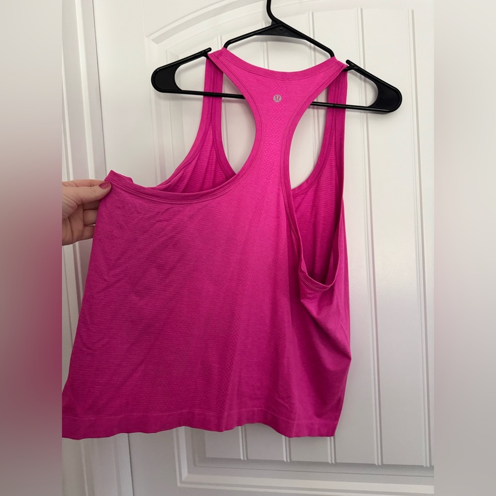 Lululemon Swiftly Tech RB Tank 2.0 *race pow pink